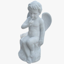 Скульптура из мрамора S_46 Ангел тишины